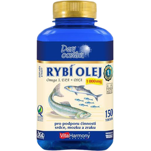 VITAHARMONY Rybí olej Omega 3 1000 mg XXL 150 tobolek