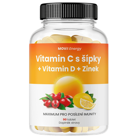 MOVIT ENERGY Vitamin C + Vitamin D + Zinek 90 tablet
