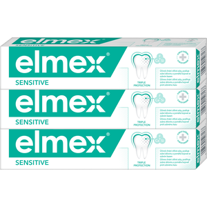 ELMEX Sensitive zubní pasta pro citlivé zuby 3 x 75 ml