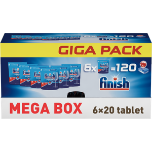 FINISH Power All in 1, Tablety do myčky nádobí 120 ks