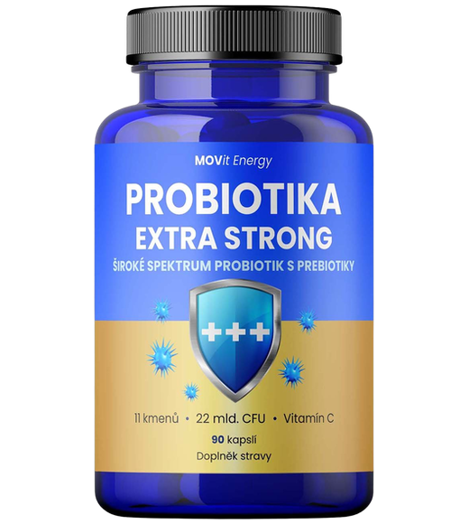 MOVIT ENERGY Probiotika EXTRA STRONG 90 kapslí