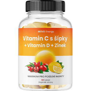 MOVIT ENERGY Vitamin C + Vitamin D + Zinek 90 tablet