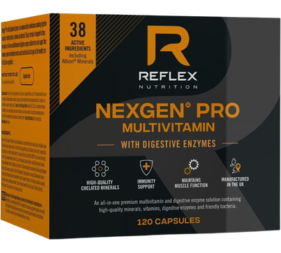 REFLEX NUTRITION Nexgen® PRO + Enzymes 120 kapslí