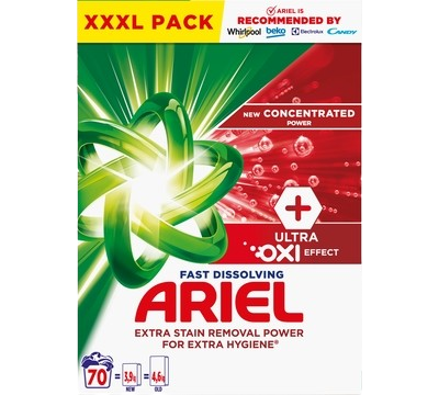 ARIEL prací prášek Oxi 70 praní 3.85 kg