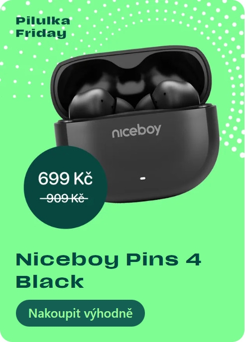 Niceboy Pins 4 Black | Pilulka.cz