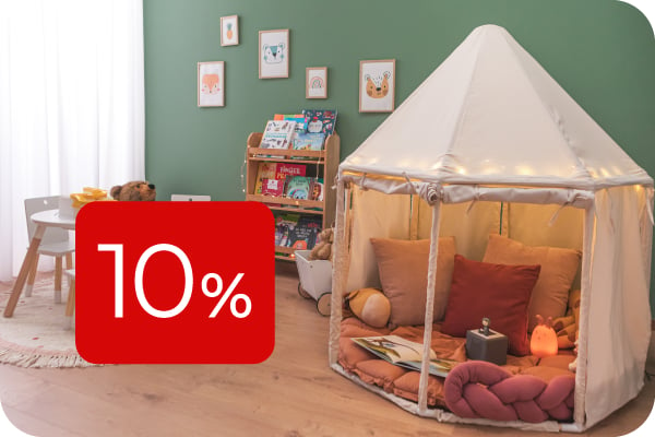 10% auf Kinderzimmer