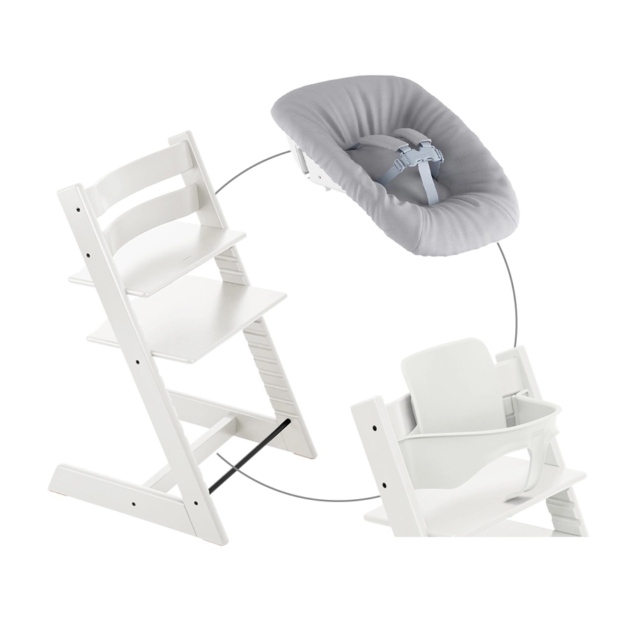 Newborn ® Mega Tripp Trapp® Setti syöttötuoli sis. Set™  ja Baby Set V2.