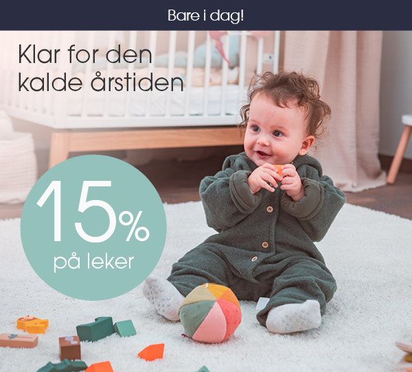 15% på leker