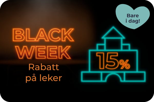 15% på leker