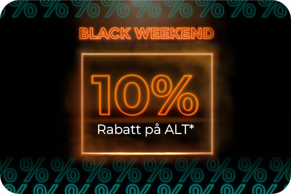 Black weekend - 10% på alt*