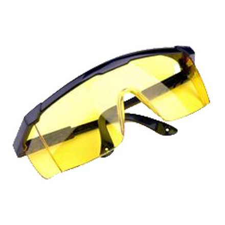 Amber Safety Glasses – Euro Protective Eyewear for Industrial & Construction Use