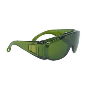 Green Safety Glasses / Spectacles Wrap around