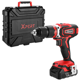 40N.m Impact Drill Cordless: Pinnacle Cordless Drill 20V 40 N.m Electric Power Set Tool with Battery and Charger