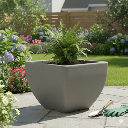 Medium Square Flower Pot