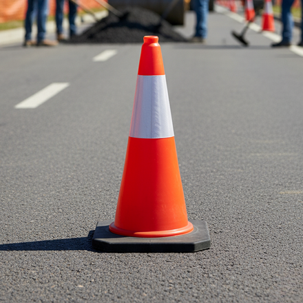 750mm Round Road Cone