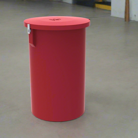100L Round Medical/Hazardous Waste Bin