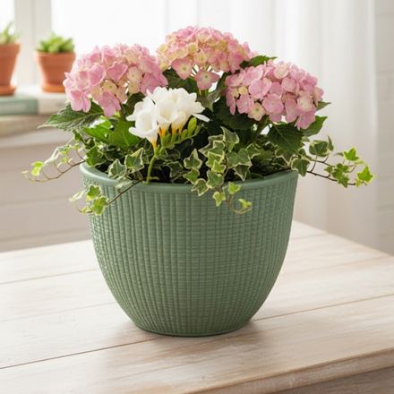 Small Poly Deco Flower Pot