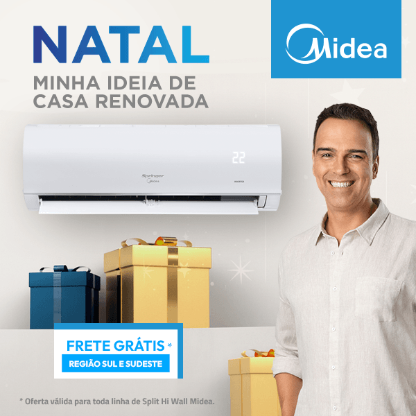 Promo&ccedil;&atilde;o Ar Condicionado Split Hi-Wall Midea com Frete Gr&aacute;tis!