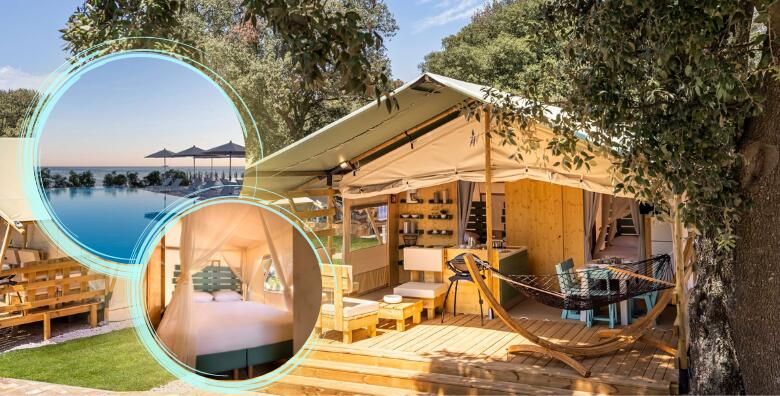 Maistrin kamp Amarin, ROVINJ - uživanje u potpuno opremljenom glamping šatoru uz 2 noćenja za do 4 osobe + mogućnost korištenja vanjskog bazena