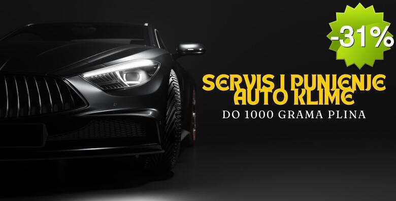 SERVIS I PUNJENJE AUTO KLIME - obavite sve na jednom mjestu uz punjenje do 1000 g plina u Auto centru 104