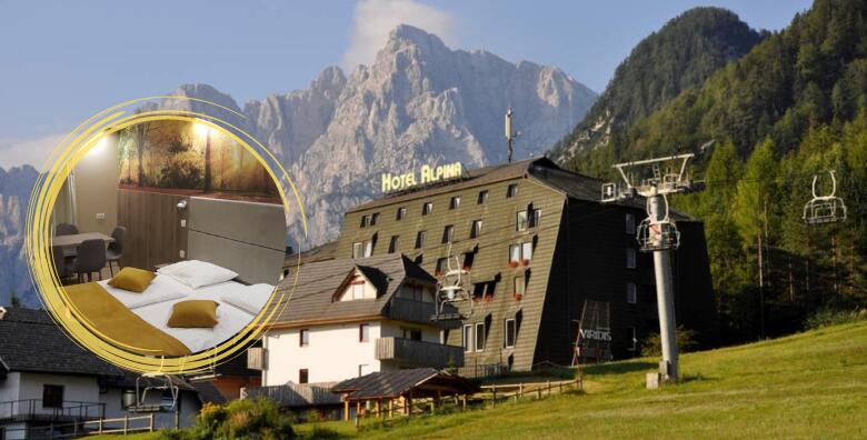 KRANJSKA GORA - 2 ili 3 noćenja s doručkom za dvoje + gratis paket za 1 dijete do 5,99 godina uz korištenje SPA centra u Hotelu Alpina 3*