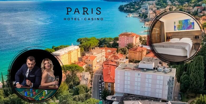 Doživite romantično jesensko jutro u Opatiji uz 1 ili više noćenja s polupansionom za dvoje + GRATIS za 1 dijete do 5,99 godina, ulaz u casino u Hotelu Paris 4*