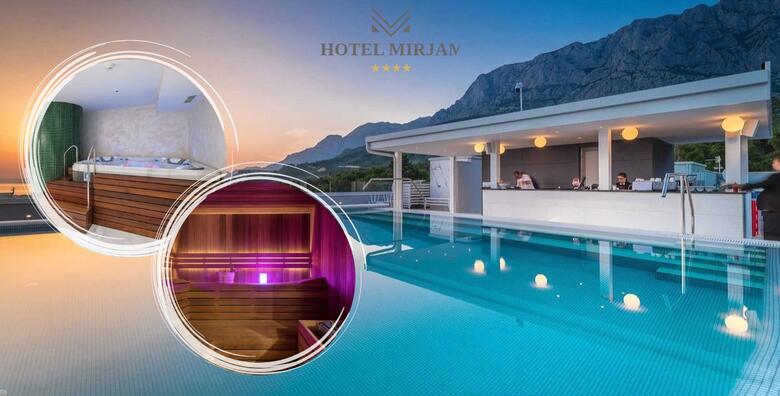 Početak jeseni u Boutique Hotelu Mirjam 4*, Makarska rivijera - 2 ili 3 noćenja s doručkom za 2 osobe uz korištenje rooftop grijanog bazena, sauna i jacuzzija