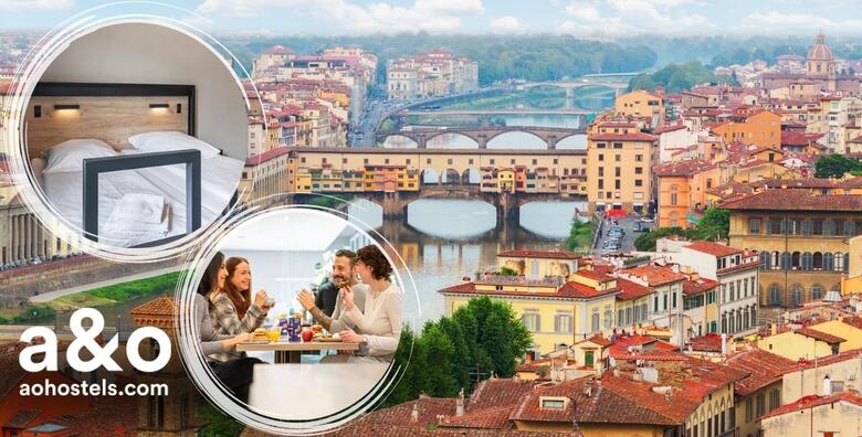 FIRENCA, A&O Firenze Campo di Marte Hotel 2* - 1, 2 ili 3 noćenja s doručkom za dvoje i GRATIS smještaj za do 2 djece do 16,99 godina