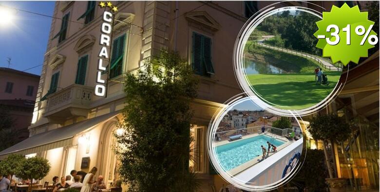 Montecatini Terme - uživajte u samom srcu Toskane uz 3 ili 5 noćenja s doručkom za 2 osobe u Golf Hotelu Corallo 3*