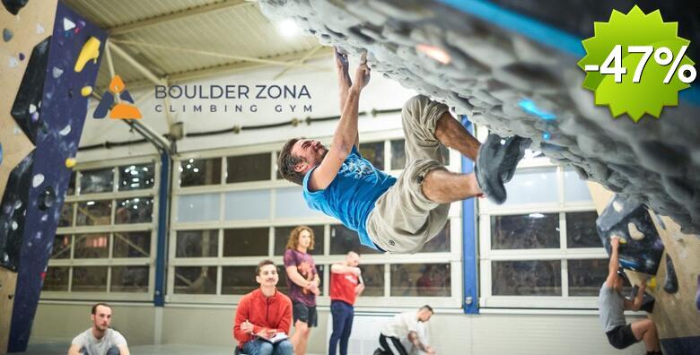 Početni tečaj PENJANJA po stijeni! Savladajte boulder disciplinu slobodnog penjanja namijenjenu početnicima, bez potrebnog iskustva u najmodernijoj dvorani u Zagrebu