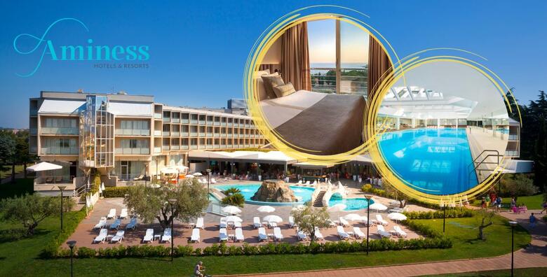 RANI BOOKING Hotel Maestral 4* by Aminess, Novigrad - 2 noćenja s polupansionom za 2 odraslih i do 2 djece uz korištenje bazena, fitnessa, gaming sobe