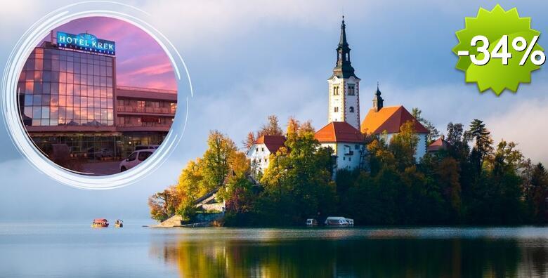 BLED - opustite se na jednom od najpoznatijih jezera uz 3 noćenja s doručkom za 2 osobe i 1 dijete do 5,99 godina u Hotelu Krek 3*