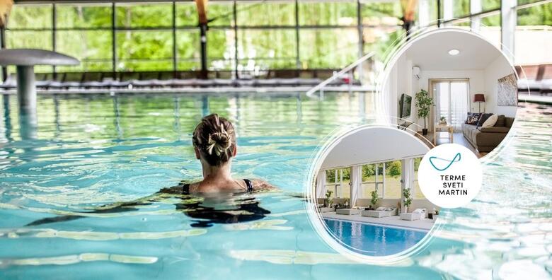 Apartmani Terme Sveti Martin - obiteljska uživancija uz 2 noći s polupansionom za 2 odraslih i 2 djece uz termalni bazenski kompleks u prvom Healthness resortu u Europi