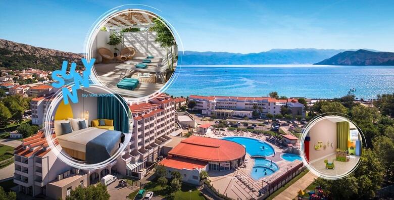 TOP TERMINI, Sunny Baška Hotel by Valamar, ex. Corinthia - obiteljsko ljetovanje uz 7 noćenja s doručkom & brunchom i večerom za 2 ili 4 osobe i do 3 djece