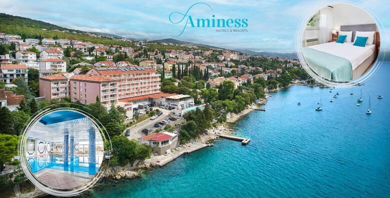 RANI BOOKING - predsezonski obiteljski odmor uz 2 noćenja s polupansionom za 2 osobe i 1 dijete u Mediteran Hotelu by Aminess 3*