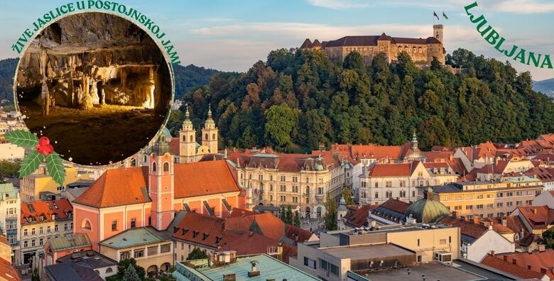 Uživajte u adventskom ozračju LJUBLJANJE i u ŽIVIM JASLICAMA U POSTOJNSKOJ JAMI uz božićnu glazbu i igru svjetla