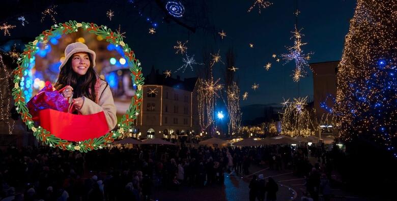 ADVENT I SHOPPING U LJUBLJANI - obavite šoping i razgledajte slovensku prijestolnicu s jednom od najatraktivnijih božićnih rasvjetnih instalacija u ovom dijelu Europe