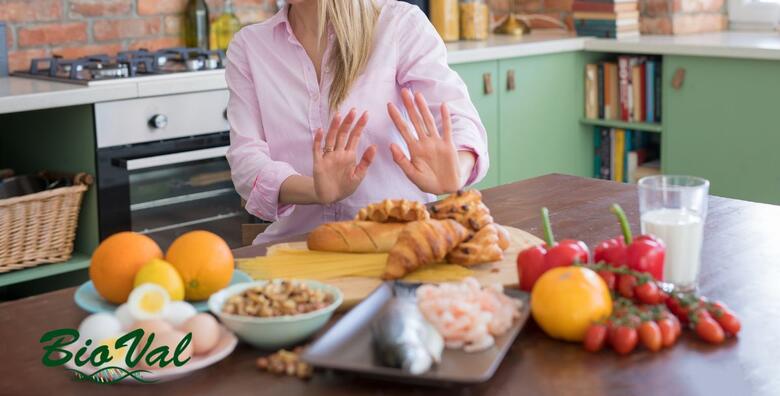 Test intolerancije iz krvi ili korijena kose na 450 namirnica, gluten, laktozu, začine, aditive i konzervanse uz testiranje na teške metale