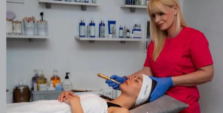 HydraFacial booster tretman lica uz 5 anti age tretmana - UZV špatula, RF, elektostimulacija, ultrazvuk, mezoterapija s kisikom i hijaluronom