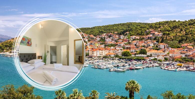 TROGIR - 2 ili 3 noćenja s polupansionom za 2 osobe + GRATIS paket za 1 dijete do 5,99 godina u standard ili superior sobi u Hotelu Vila White 3* nadomak centra grada