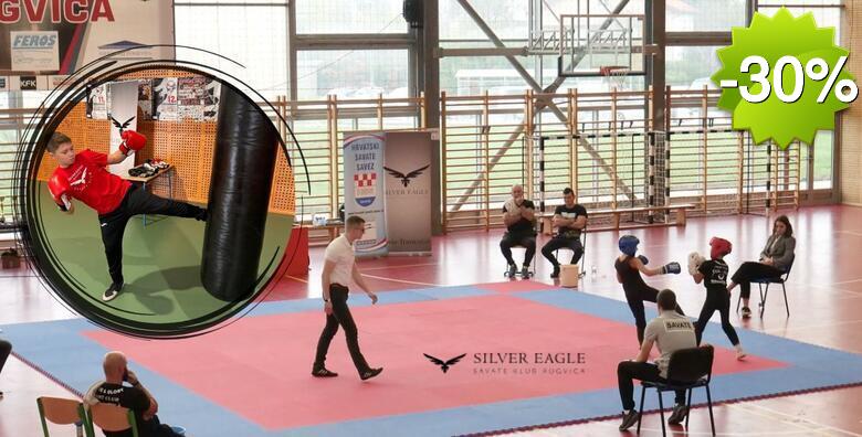 SAVATE BOKS - mjesec dana treninga za djecu od 6 do 15 godina u klubu Silver Eagle Pomozite djetetu steći samopouzdanje, bolju kondiciju, smanjiti stres i učvrstiti tijelo