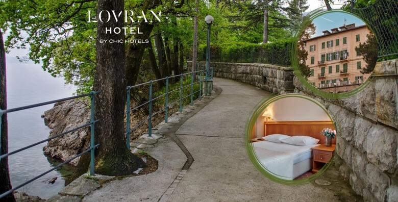 Hotel Lovran 3* - razgledajte uske popločane uličice, kamene kuće i povijesne vile uz 1 ili više noćenja s polupansionom za dvoje + gratis paket za 1 dijete do 6,99 godina