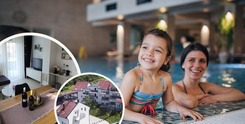 TOPLICE SVETI MARTIN - 1, 2, 3 ili 5 noćenja u Apartmanu 4* nadomak bazena sa kupanjem u Termama Sv. Martin za 2 osobe + GRATIS paket za 1 dijete do 5,99 godina