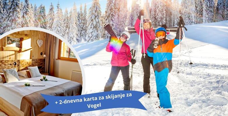 SKIJANJE NA VOGELU - 3 noćenja s polupansionom za 2 odraslih i 2 djece u Hotelu Ribno Alpine 4* uz uključene 2-dnevne karte za skijanje i korištenje saune