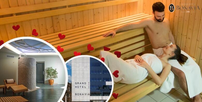 Proslavite ljubav u Grand Hotelu Bonavia 4* - pobjegnite u wellness oazu uz 2 noćenja s polupansionom za 2 osobe uz korištenje saune, zone za opuštanje i fitnessa