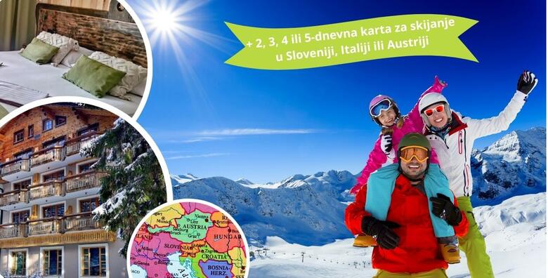 SKIJANJE U 3 DRŽAVE - isprobajte razna skijališta Alpa uz 3 do 6 noćenja s polupansionom za 2 odraslih + GRATIS paket za 1 dijete u Hotelu Ribno Alpine 4*