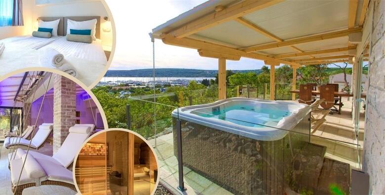 Wellness opuštanje u luksuznim mobilnim kućicama Kanajt 4* na otoku Krku - 2 ili 3 noćenja s doručkom za do 6 osoba uz korištenje jacuzzija, sauna i fitnessa