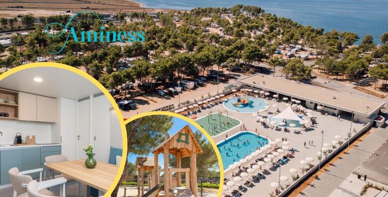 EARLY BOOKING! Luksuzno ljetovanje u Aminess Avalona Camping Resortu 5* - 4 ili 6 noćenja za 4 odraslih i 2 djece do 11,99 godina uz korištenje bazena i vodenog parka