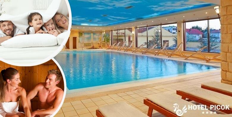 Obiteljski odmor u Hotelu Picok 4* - 2 noćenja s polupansionom za dvoje + gratis paket za 2 djece do 6,99 godina uz wellness, živu glazbu uz večeru te poklon iznenađenja