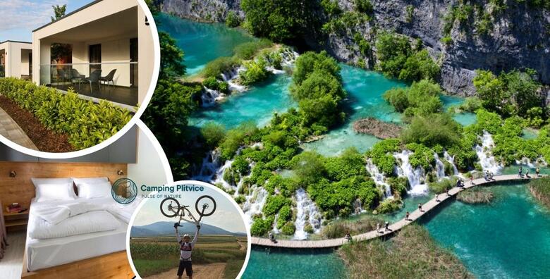 Proljetni odmor u luksuznim mobilnim kućicama Camping Plitvice uz 2 noćenja s doručkom za 2 ili 4 osobe u netaknutoj prirodi pokraj Plitvičkih jezera